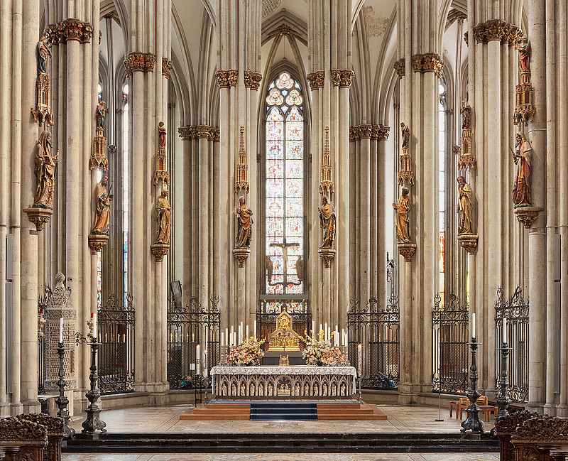 Hohe Domkirche zu Köln, Dombauhütte; Foto: Matz und Schenk