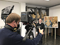 Köln, Dom, Online-Adventskalender 2021, 6. Auflage, Vorbereitungen mit Dombaumeister Peter Füssenich, Dombauhütte
